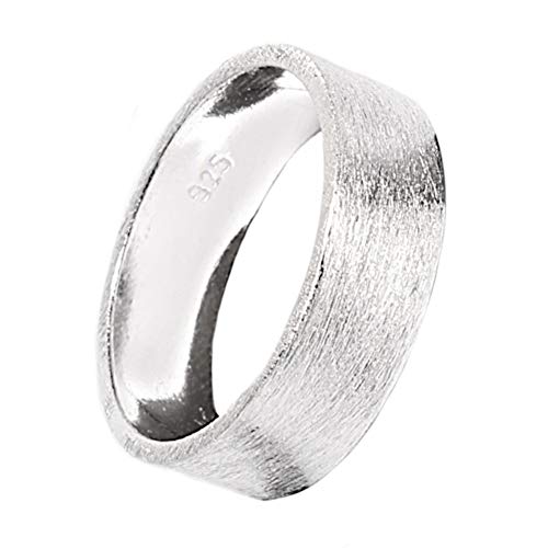 Bague argent 925 sterling 7 mm le bijou minimaliste idéal pour affirmer votre style au bureau