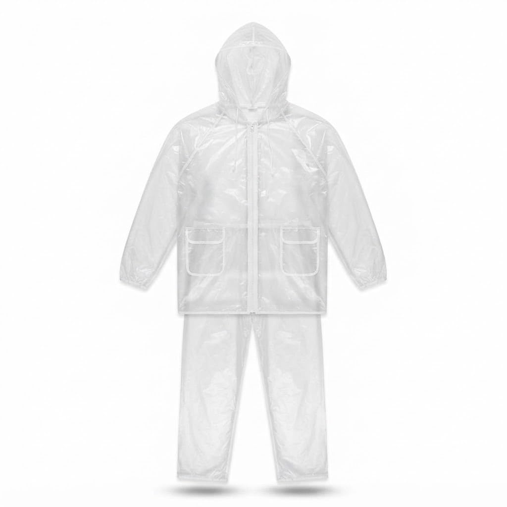 { 2026 Brings 5 Years WARRANTY ) Raincoat for Men XXL: Transparent Full-Body Protection Suit with Hood, Lightweight & Durable Waterproof Gear for Monsoon Bike Riding, Travel & Daily Commute-image-35