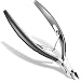 Cuticle Trimmer Cuticle Cutter Clipper - Cuticle Nipper Professional Cuticle Remover Tool Cuticle Scissor Plier for Fingernail and Toenail Manicure Pedicure Tool Gray