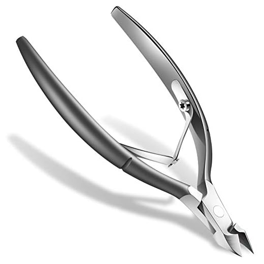 Cuticle Trimmer Cuticle Clipper Nipper - Cuticle Cutter Professional Cuticle Remover Tool Cuticle Scissor Plier for Fingernail and Toenail Manicure Pedicure Tool Gray