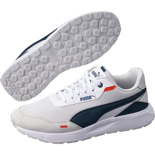PumaUnisex-Adult Runtamed Feather Gray-Dark Night-White Sneaker - 3.5 UK (38923602)