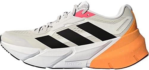 adidas Men's Adistar Low Running Shoes, Grey One/Carbon/Flash Orange US 10.5 | Image 2