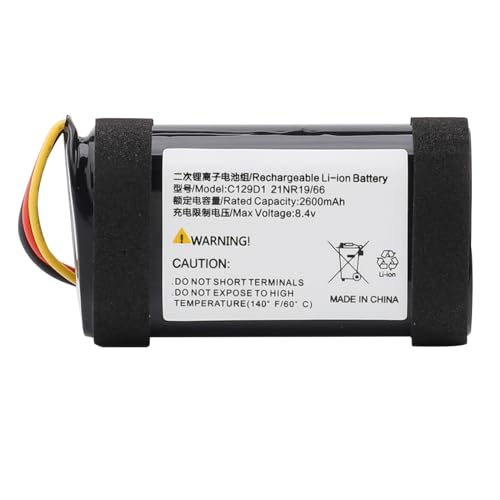 Fayerkar Ersatz Akku C129D1 C129D3, 2INR19/66 für Bang&Olufsen BeoPlay P6 A1 Lautsprecher Musikbox 2600 mAh Lautsprecher Akku