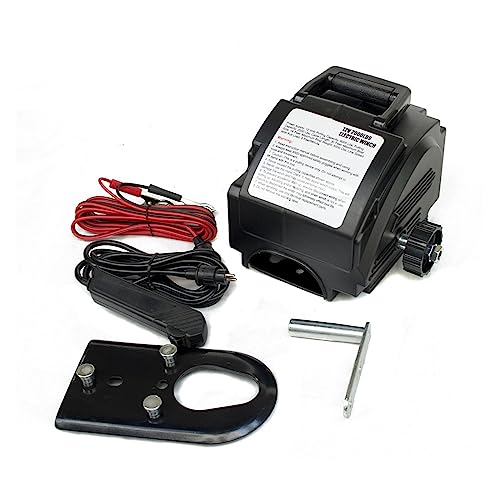 Winche Eléctrico Portátil 2000lbs para Barcos y Autos miniatura 3