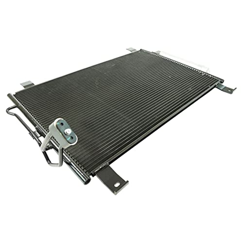 Image of TRQ A /C Condenser and Receiver Drier Assembly Compatible with 2013 Infiniti JX35 14-20 QX60 13-20 Nissan Pathfinder