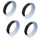 4PCS 65 MM Exhaust Manifold Gasket Set, High Temp Leakproof Graphite Exhaust Pipe Muffler Flange Gasket & Donut Seal Replacement, Compatible with Most Automotive Pipelines(65MM/2.56Inch)