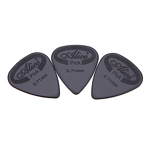 KKmoon Alice AP-G 20pcs 0.71 mm projetando palhetas de guitarra palhetas de nylon