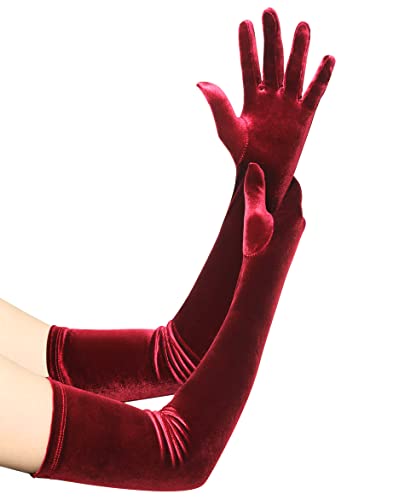 Guantes de ópera largos para recrear el look Flapper Gatsby en eventos temáticos