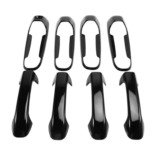 Garniture de poignée de porte extérieure Dodge Ram 1500 finition luxe Bright Black - 6