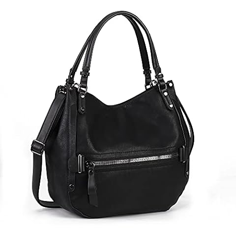 Gladdon Hobo Bags for Women, Ladies Multi Pockets Top Handle Handbags, Vintage Cross-body Shoulder Satchel, Soft Leather Messenger Purse Cover