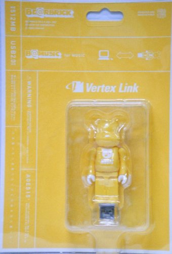 Bartex Link Memory BE@RBRICK Music Yellow 512MB MBMU-U512