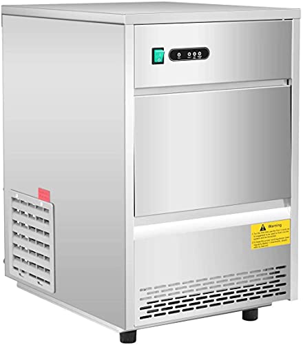 Kommerzielle Eismaschine 79LBS / 24H Freistehende tragbare Edelstahl-Eismaschine unter Theken-Eismaschine für… – Bild 7