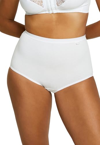 Sans Complexe Damskie majtki w talii (3 sztuki), Blanc, 42