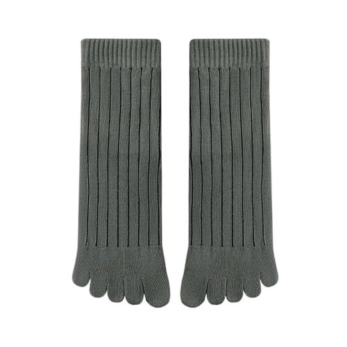Chaussettes orteils coton homme affaires cinq doigts mi-tube