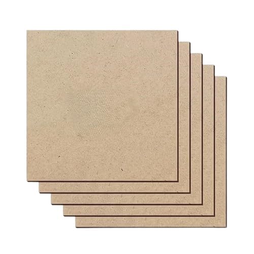 GreyArt MDF Board For Art Craft Square 3 mm Thick,(6 inch) Pack of 6 pcs Premium MDF For Artists, Art And Craft Students - Hard Cutout In Small And Large Sizes For Mandala Art, Resin Art, Painting (6 inch) Pack of 6 pcs-image-30