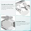 Premium Drum Set, 3Pcs Floor Tom Drum Leg Bracket Mount Practical Drum Set Parts Accessories,Drum Holder Base Plate Rack Clamp for Tom Drum Musical Instrument Accessory