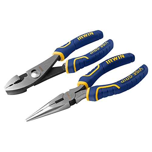 IRWIN VISE-GRIP Pliers Set, 2-Piece (2078702), Blue