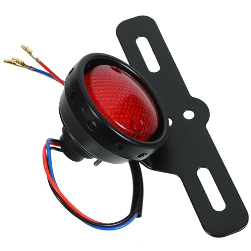Piloto trasero de moto Cabilock en aluminio con luces auxiliares premium