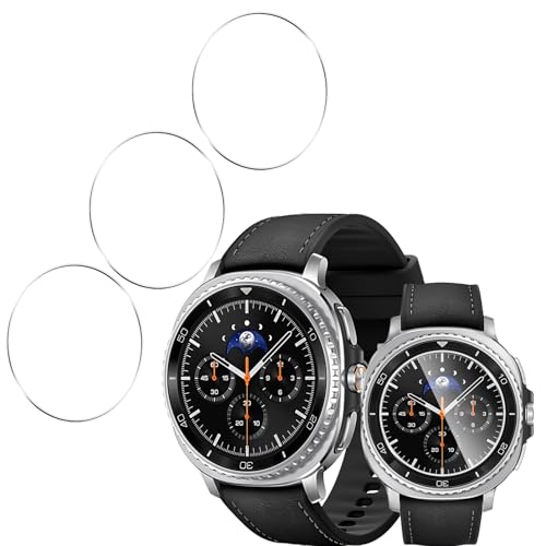 用 Galaxy Watch 8 Classic 46mm 保護フィルム フィルム 【3枚セット 日本製素材旭硝子製 全面保護】スマートウォッチ 用 galaxy ウォッチ 8 クラシック 46mm フィルム ガラスフィルム SGS認証 9H硬度 反射低減