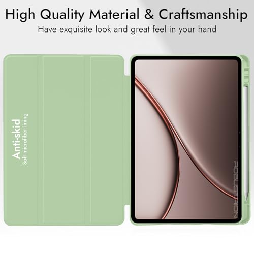 Image of Robustrion Cover Case for OnePlus Pad 4 13.2 inch /OnePlus Pad 3 13.2 inch Cover with [Pencil Holder], Flip Cover Case for One Plus Pad 4 /3 Cover 13.2 inch [Auto Sleep Wake Support] - Mint Green