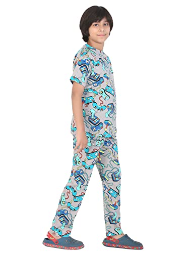 Image of Ninos Dreams Boys Cotton Coord Set /Boys Night Suit /Boys Loungewear /Boys Night Dress