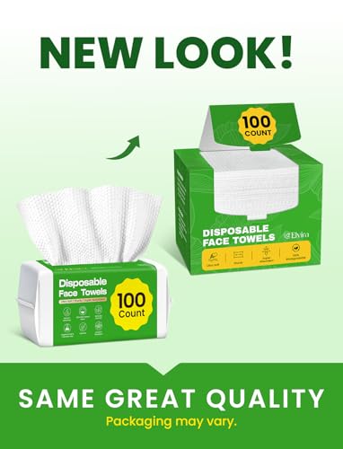 Experience Luxurious Cleanliness: Elvira 100 Count Biodegradable Face Towels Review