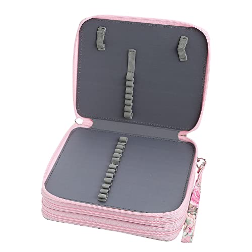 Image of 72 Slots Pencil Case Organizer w /Removal Handle Strap