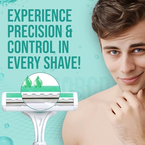 Image of Dorco Klass 2 TG702 Disposable Shaving Razors for Men | Lunbricating Strip | Twin Blade technology | Easy Cleaning | Smooth Shave | Razors for men | Pack of 25