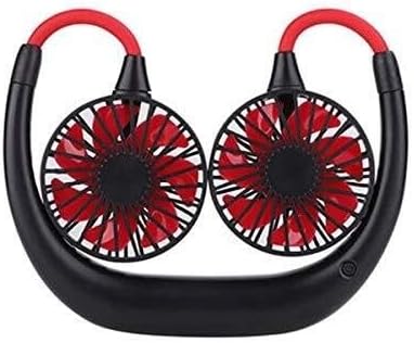 Lazy Hanging Neck Fan, Mini USB Small Fan, Portable Sports Neck Fan, Silent Cooling Neck Ring Fan