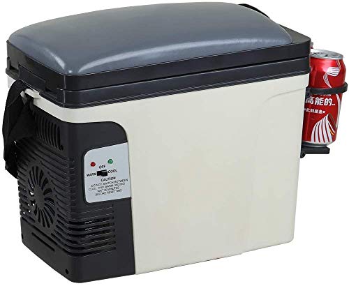 SMETA 6L Mini Fridge AC/DC Compact Cooler and Warmer for Home and Travel-Great for Bedroom, Office, Car, Dorm-Skincare, Breast Milk, Foods Fridge