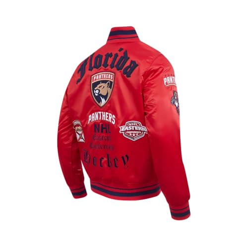 Image of Pro Standard Mens NHL Old English Satin Jacket