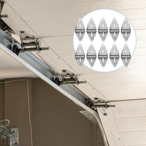 Bisagra abatible antisuelto de 187 x 69 mm para persianas enrollables 8