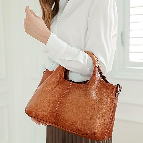 Image of Iswee Leather Satchel Women Purse and Handbag Crossbody Shoulder Bag Hobo
