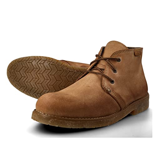 PAYMA - Stivali da Uomo in Pelle Chukka Rustici