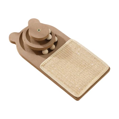 Jiswhisker Katzenkratzer -kratzer -pad Pet Interactive Toy汎用性のあるアクセサリーキャットスクラッチスクラッチパッドを演奏するために, 密度ボード