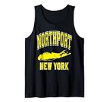 Northport Long Island Varsity Yellow Print