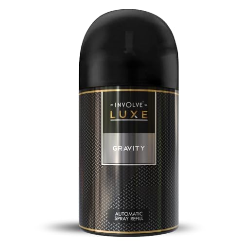 Image of Involve Luxe Combo - Ocean, Black Frost & Gravity - Pack 3 | Automatic Room Fresheners Refill | 2200 Sprays Guaranteed | Lasts up to 60 days (225ml * 3) | Automatic Home Fresheners