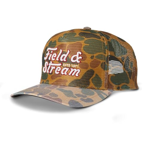 Field & Stream Snapback Trucker Hat, Main Stage/Camo/White, One Size