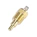 American Volt Ground Thermostat Switch Electric Radiator Cooling Fan Coolant Temperature Sender Thread-in Kit for Cars and Trucks (1/2