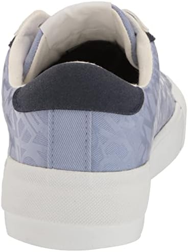 A | X ARMANI EXCHANGE Women's Gum Allover Logo Sneakers, Light Blue + Navy, 10 | Image 2