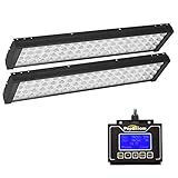 2PCS Panels DSunY LED Aquarium Lighting Designed for 48”-60” Marine Fish & Reef Coral Tank
