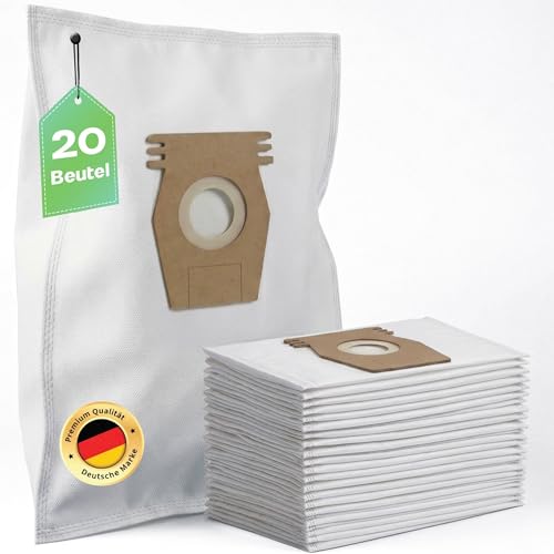 Erenbach | 20 Staubsaugerbeutel passend für Miele TU CO Pure für Serien Guard L1 M1 S1 S8380 Parquet Flex Cat & Dog Swirl M60 inkl. 2 Mikrofilter