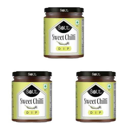 Image of ADF Soul Sweet Chilli Dip | Sweet & Mildly Spicy Sauce With Red Peppers & Garlic | Ideal With Finger Foods & Spring Rolls | 230g. (Pack of 3)