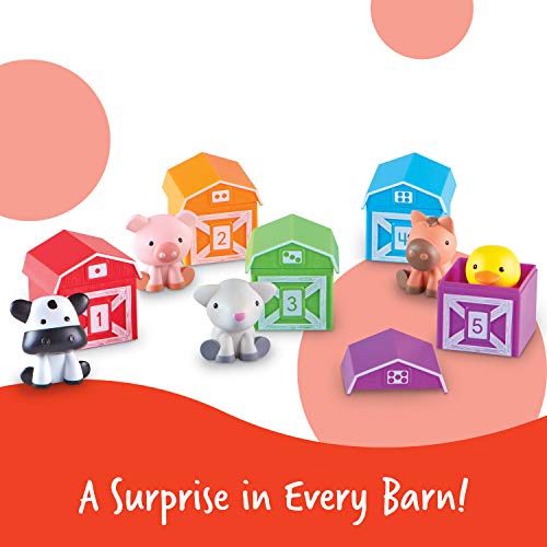 Learning Resources Farmer's Market Color Sorting Set, 30 Piece Set & Peekaboo Learning Farm, Counting, Matching & Sorting Toy, Toddler Finger Puppet Toy, 10 Piece Set, Ages 18 Mos+,Multi-Color #TOP5