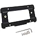 GTP Rear License Plate Base Mount Bracket Compatible with BMW 1/2/3/4/5/6 Series X1 X3 X4 X5 X6 Z4 & Mini Cooper 51187160607 & 511882380615 Tag Frame Holder + 6 Anti-Theft Screws & Wrench