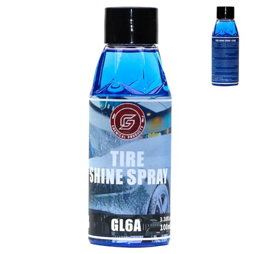 Generisch Detergente per pneumatici auto, 100 ml, lucido medio | nero lucido per pneumatici e pulizia dei pneumatici,per la pulizia dei cerchioni e la manutenzione quotidiana e protezione per la cura