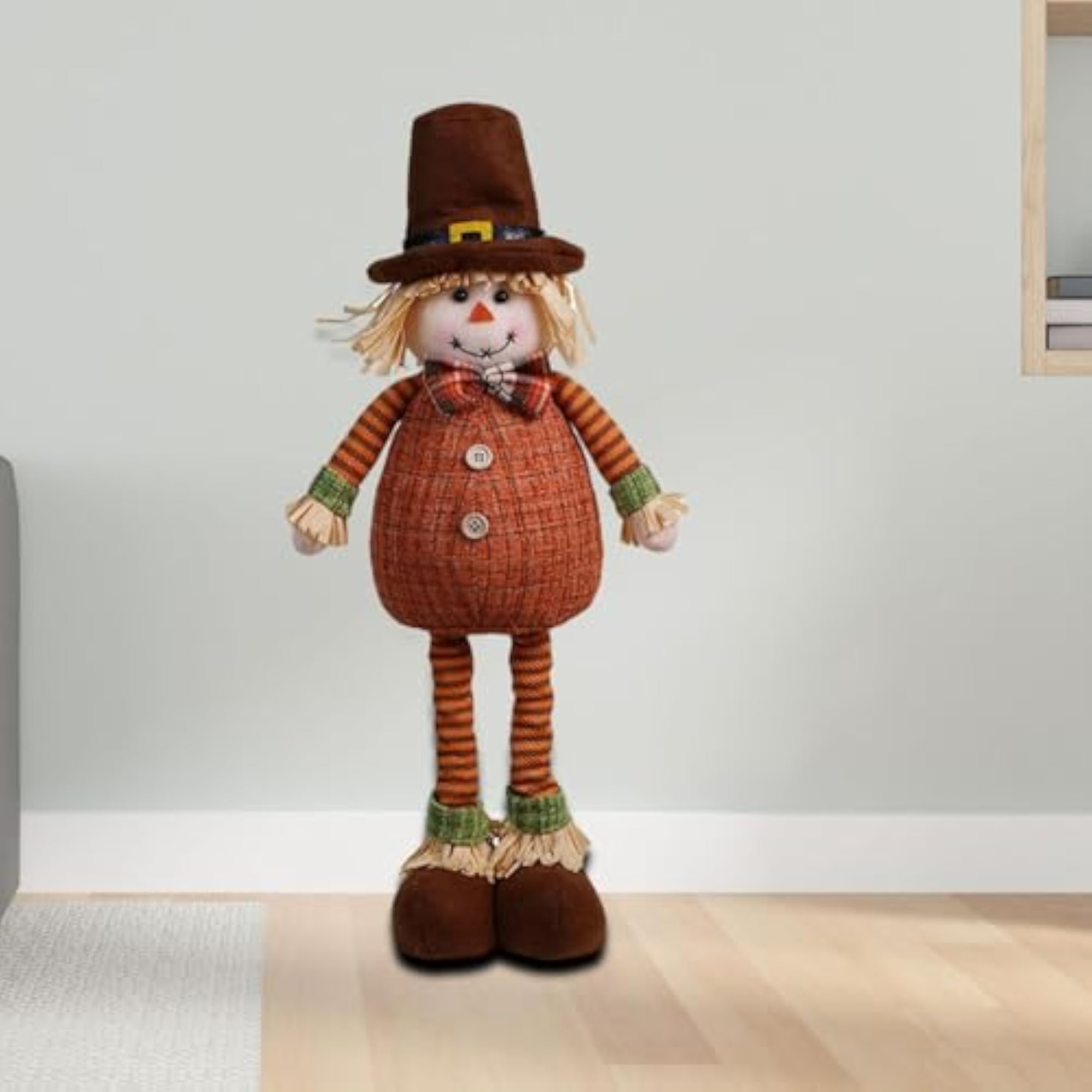 Fall Decor Strawman Doll Table Centerpiece