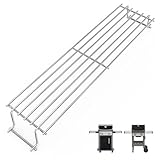 Uniflasy 63,5cm 7641 Edelstahl Warmhalterost für Weber Spirit 300 Grills Serie, Spirit E310 E320 E330 S310 S320 S330 SP320, Spirit 700, Weber 900 Gasgrill, Edelstahl Warmhalterost, 1 Packung