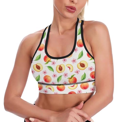 Image of Womens Comfortable Sports Bra Workout Tank Tops Racerback Fitness Gym Bra for Yoga Running