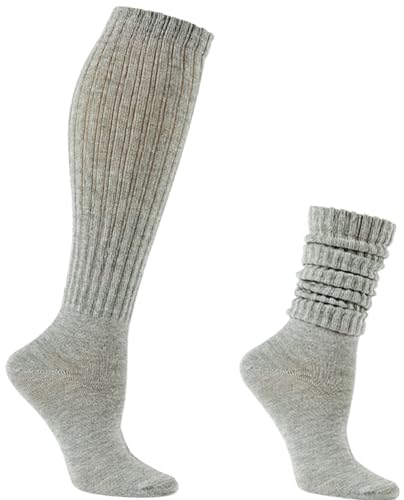 Image of TINTAO Women's Slouch Socks Thigh High Boot Socks Soft Scrunch Socks,Knee High Boot Socks Calf Socks for Women,Size 5-10#L119